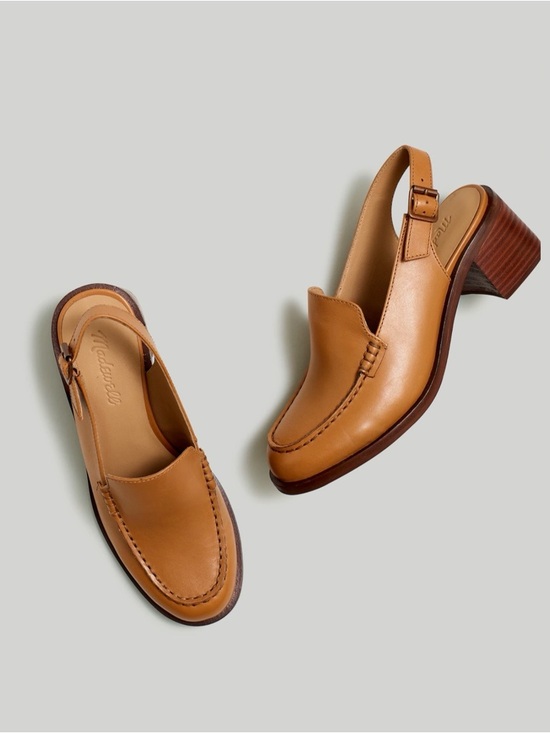 Madewell Shoes - Madewell Mervin Slingback Loafer in the color Desert Camel
